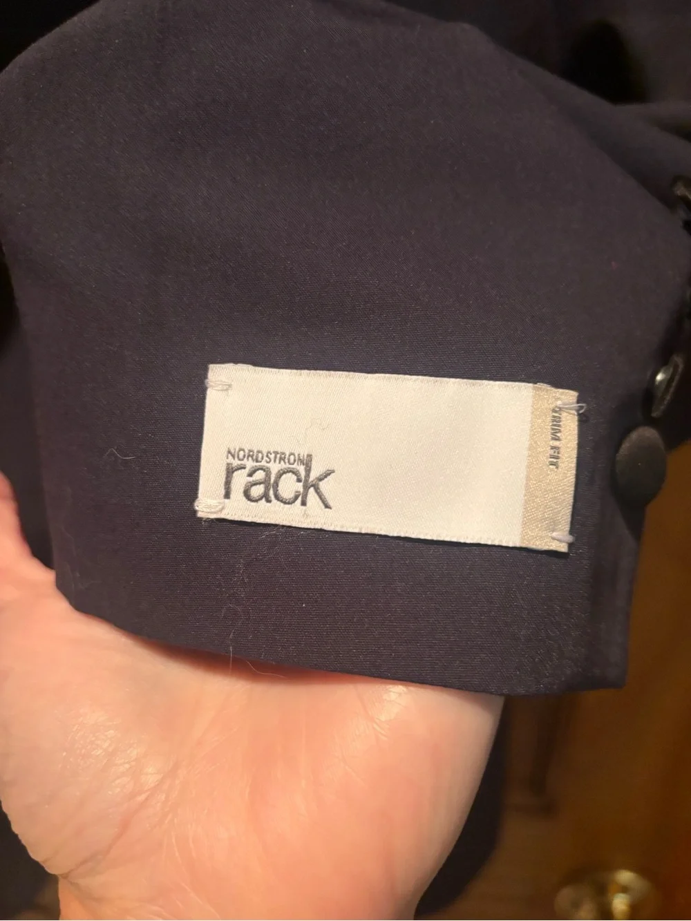 Nordstrom Rack Trim Fit Tuxedo Jacket Navy with Black 36R NWT
